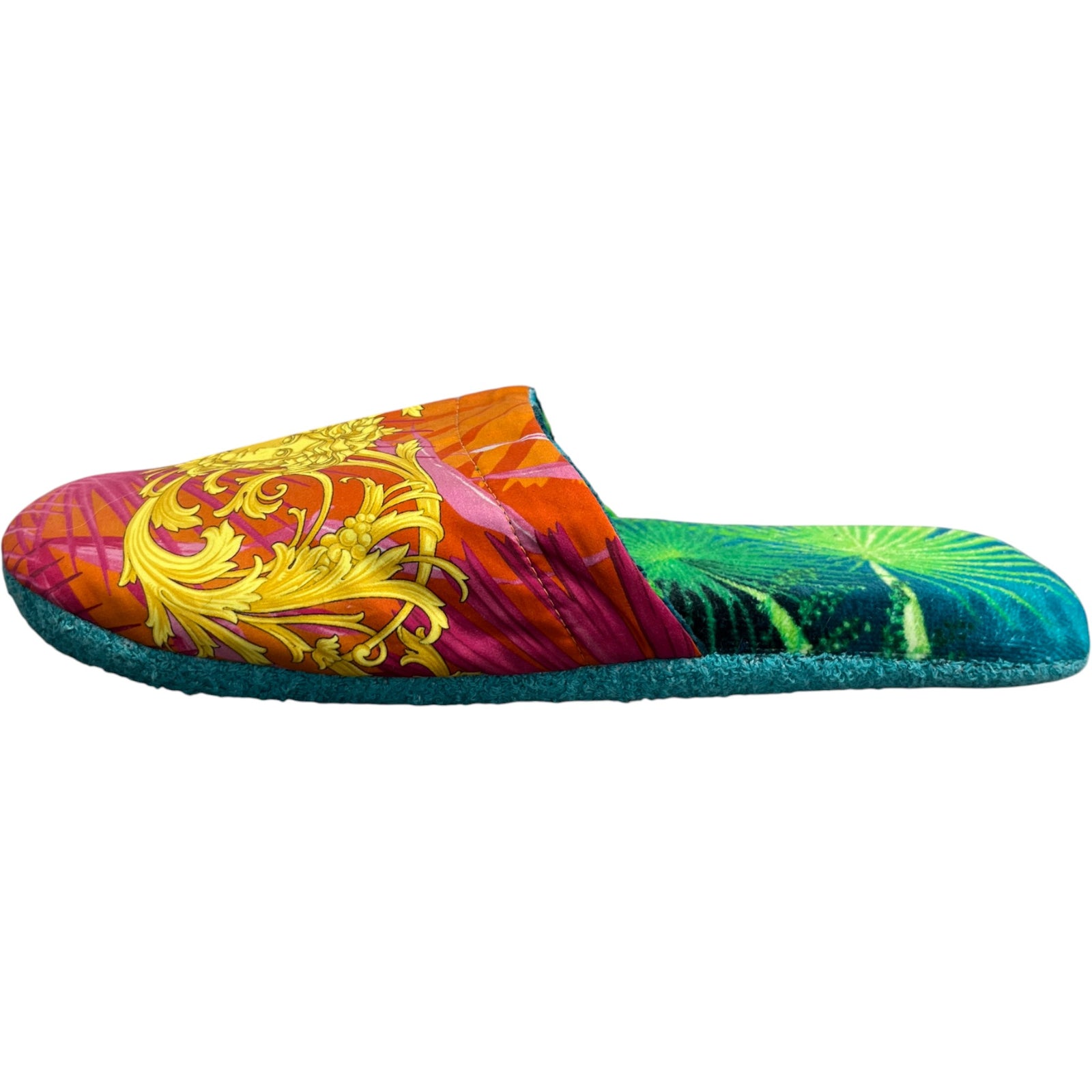Men's Jungle Print Slippers Multi-Coloured Size EU 41 / UK 8 - Photo 5