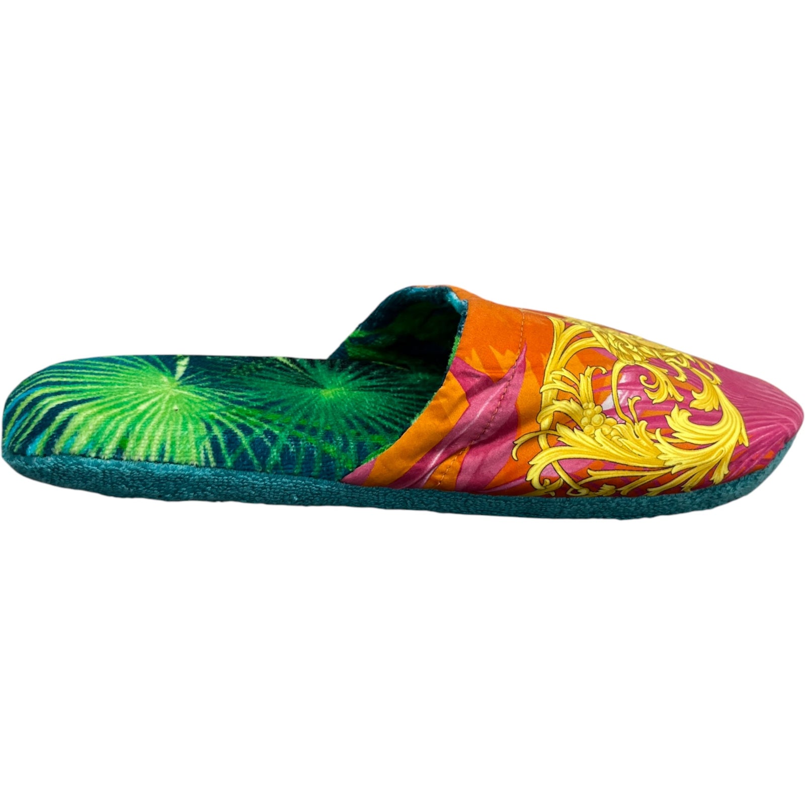 Men's Jungle Print Slippers Multi-Coloured Size EU 41 / UK 8 - Photo 4