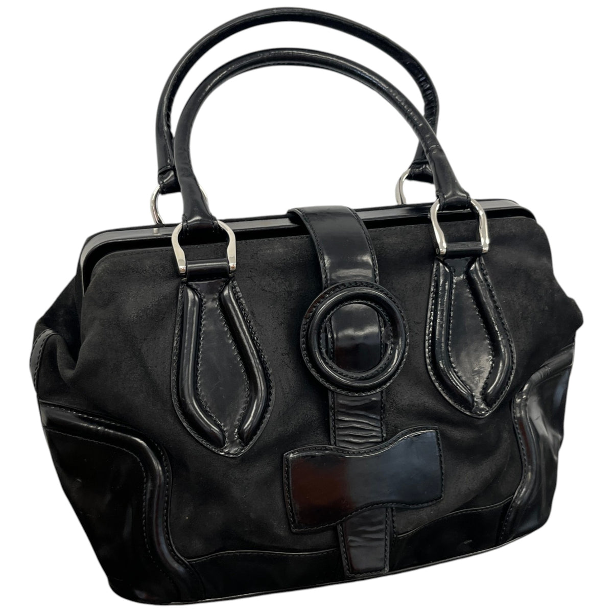 Women's Doctor Handbag Black - Photo 4