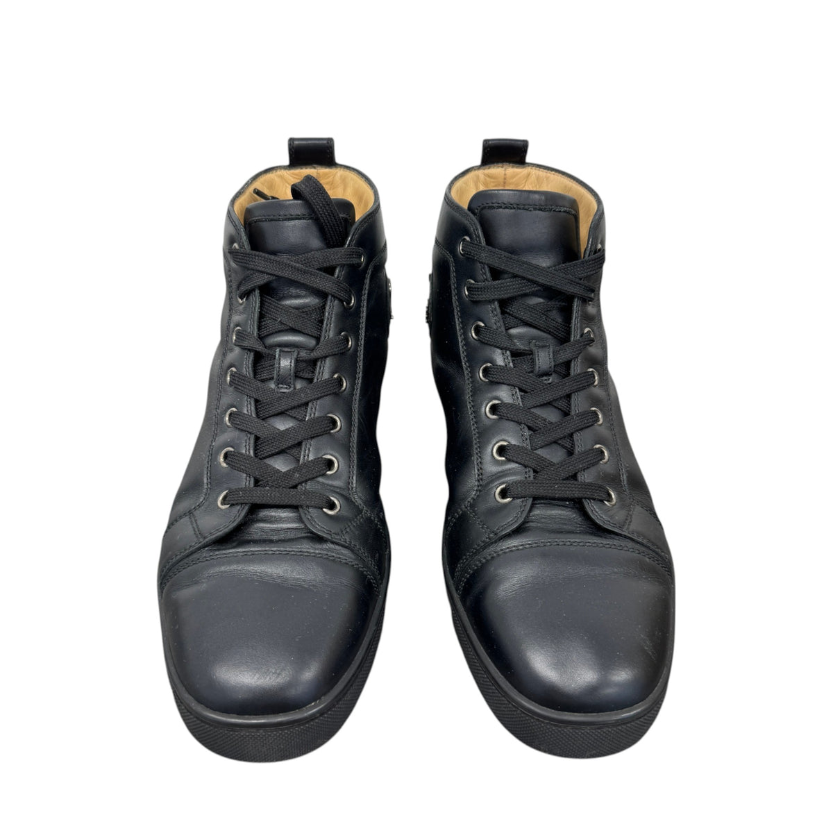 Men's Louis Flat High Trainers Black Size UK 9 / EU 43 - Photo 6