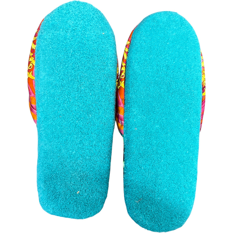 Men's Jungle Print Slippers Multi-Coloured Size EU 41 / UK 8