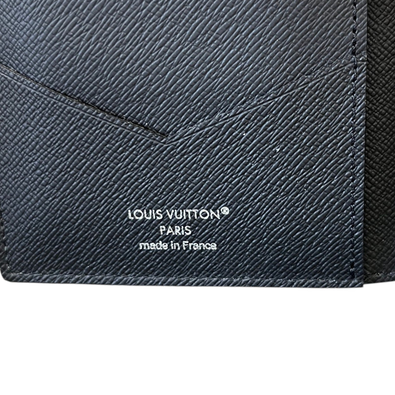 Men's Monogram Eclipse Passport Holder Black