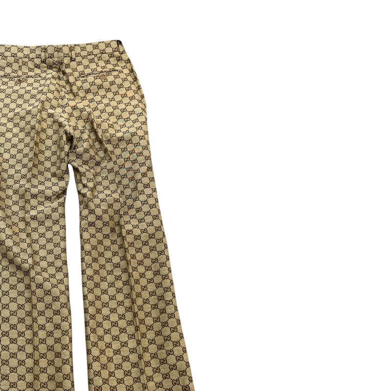 Men's GG Canvas Tailored Trousers Beige Size M / W32