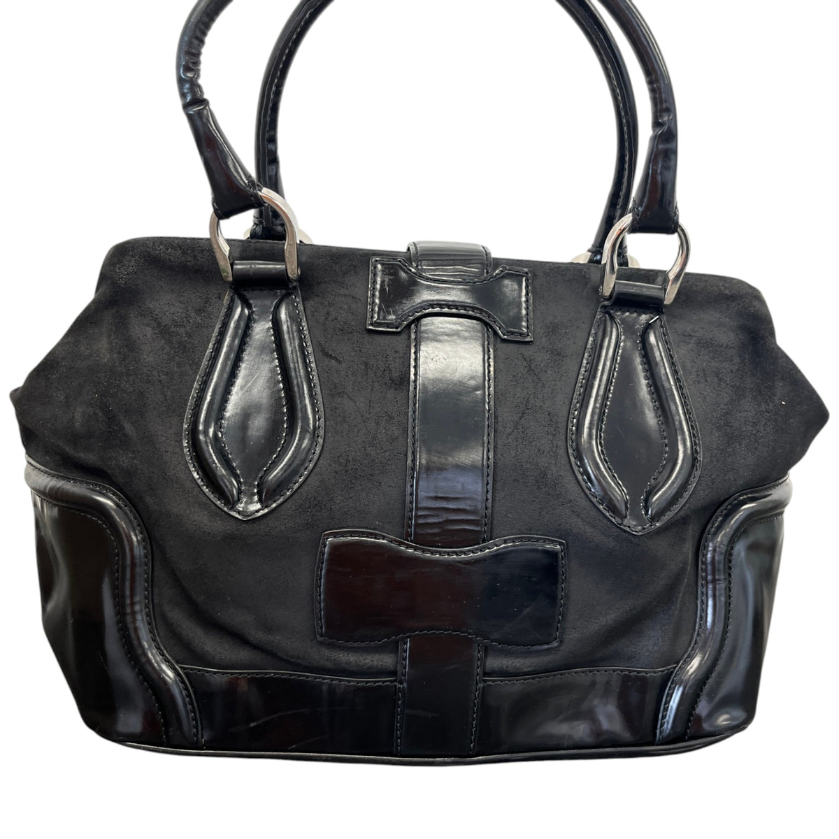 Women's Doctor Handbag Black - Photo 3