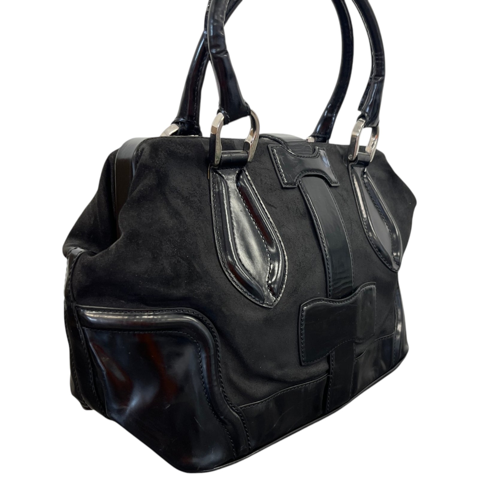 Women's Doctor Handbag Black - Photo 9