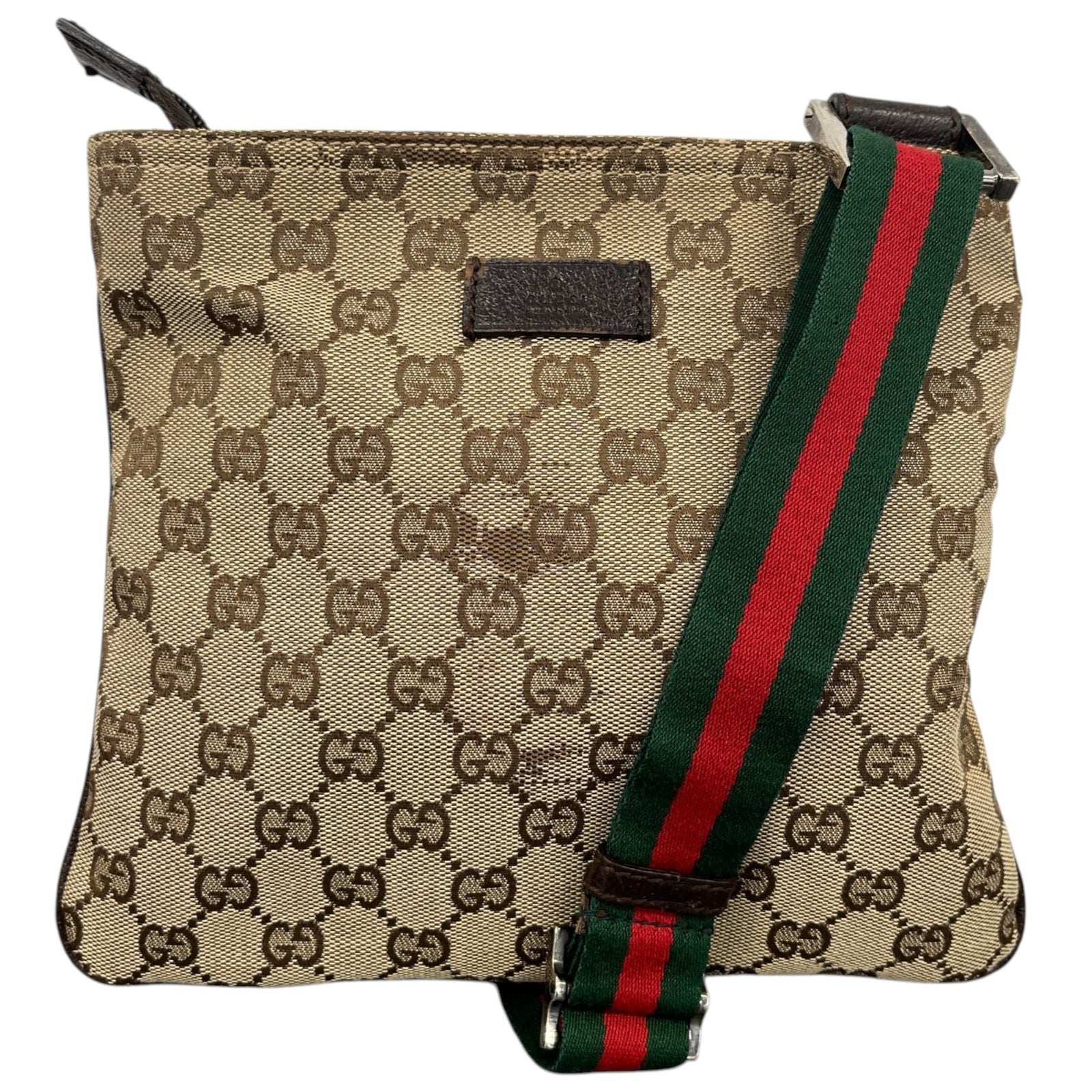 Men's Gg Supreme Messenger Bag Beige - Photo 1