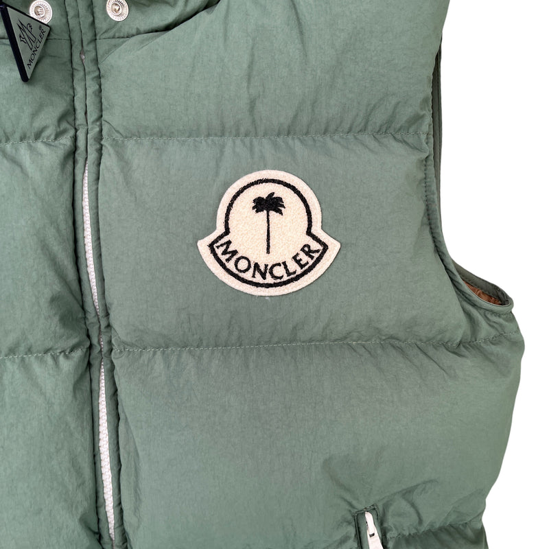 Men's X Palm Angels Rodmar Gilet Green Size Size 00 / XXS