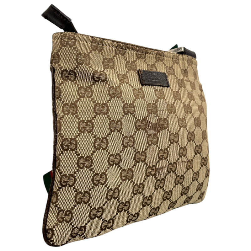 Men's Gg Supreme Messenger Bag Beige