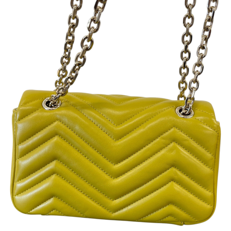 Women's GG Marmont Mini Shoulder Handbag Yellow