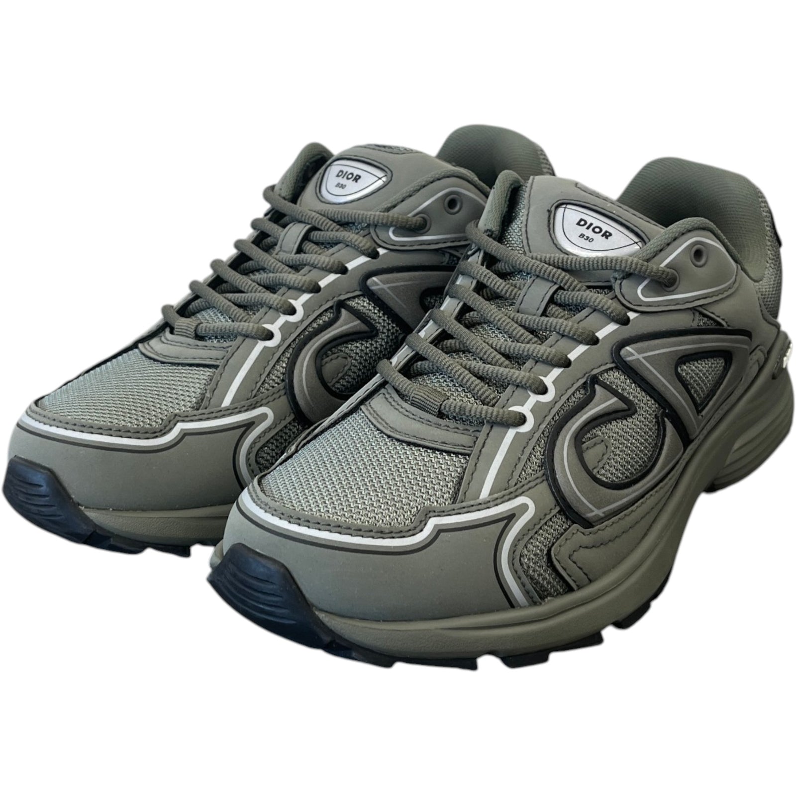 Men's B30 Low Trainers Khaki Size UK 6 / EU 40 - Photo 7