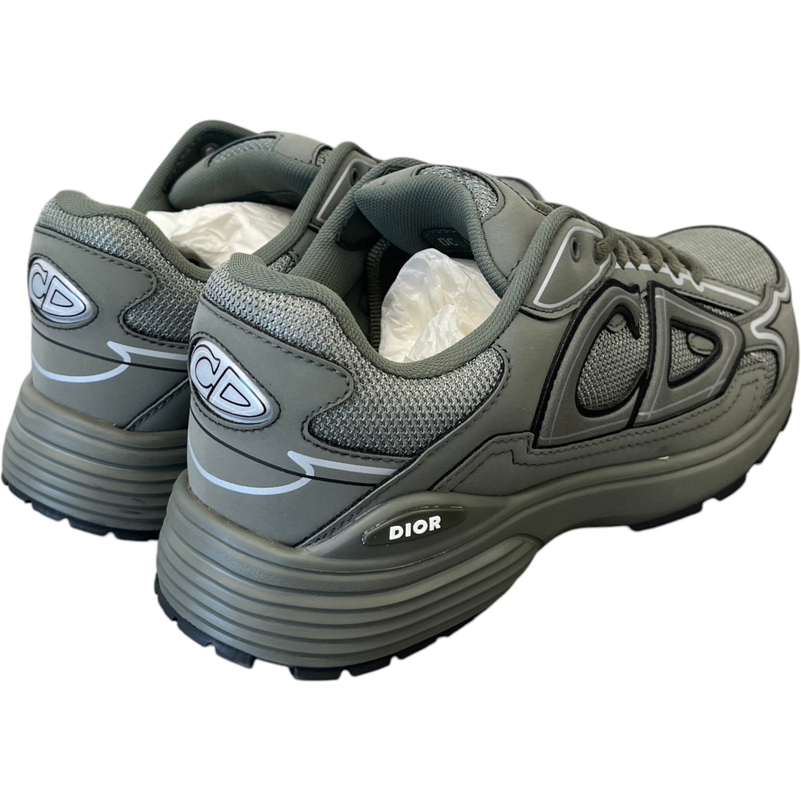 Men's B30 Low Trainers Khaki Size UK 6 / EU 40 - Photo 6