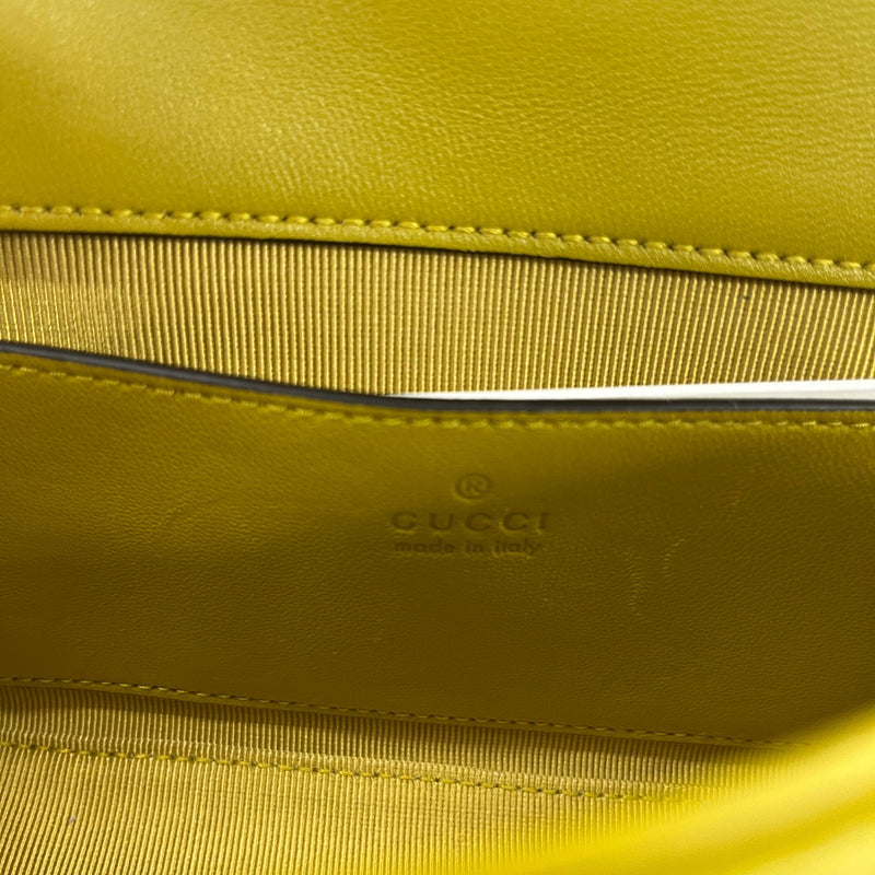 Women's GG Marmont Mini Shoulder Handbag Yellow
