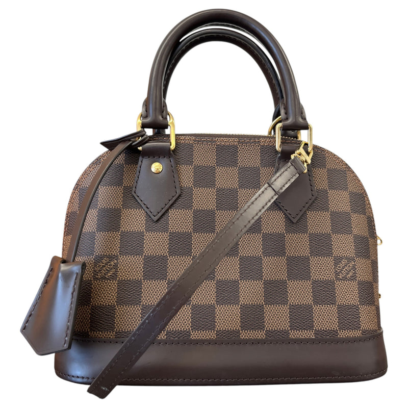 Women's Damier Ebene Alma BB Handbag Brown