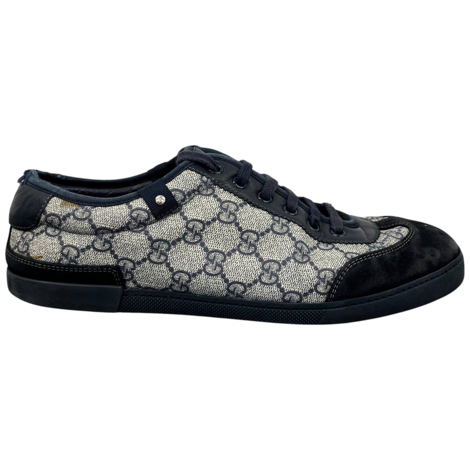 Men's Gg Supreme Low Trainers Navy Size EU 42 / UK 8 - Photo 1