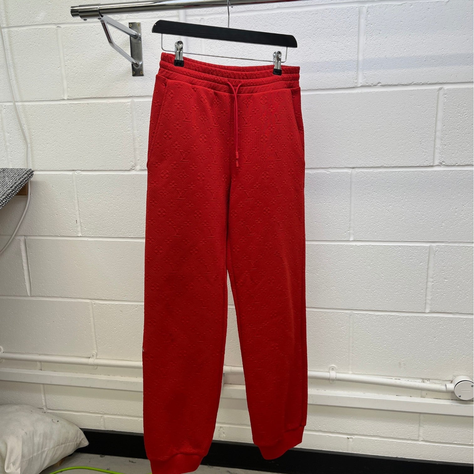Men's Monogram French Joggers Red Size XS - Photo 8