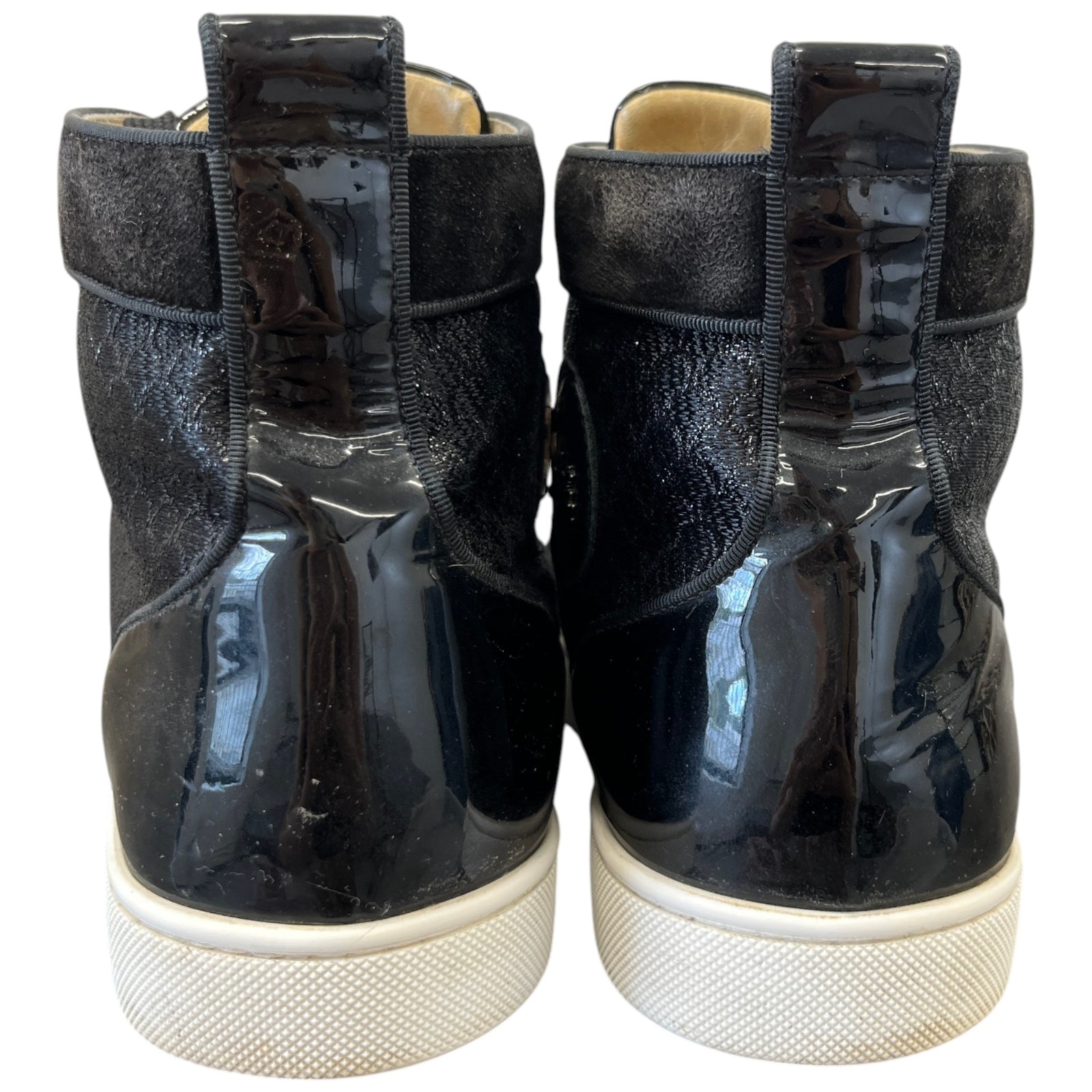Men's Louis Orlato Flat High Trainers Black Size EU 43 / UK 9 - Photo 7