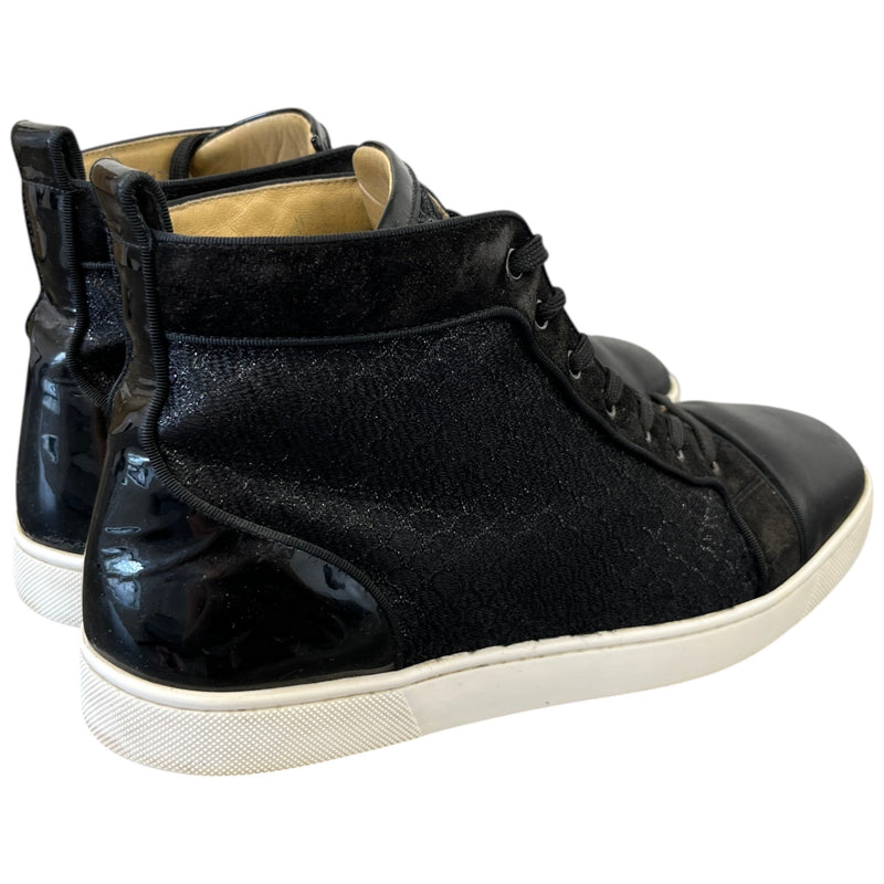 Men's Louis Orlato Flat High Trainers Black Size EU 43 / UK 9