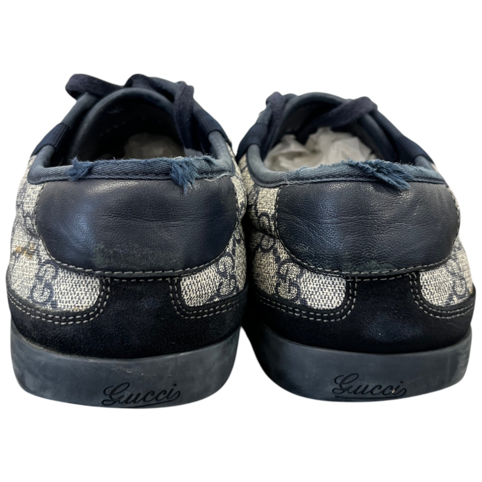 Men's Gg Supreme Low Trainers Navy Size EU 42 / UK 8 - Photo 7