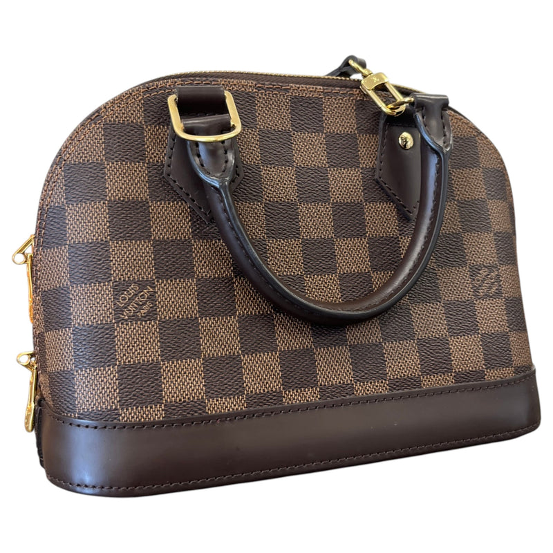 Women's Damier Ebene Alma BB Handbag Brown