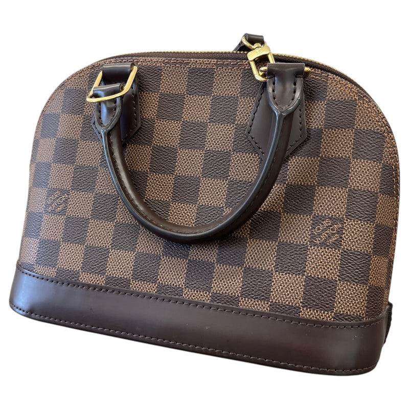 Women's Damier Ebene Alma BB Handbag Brown