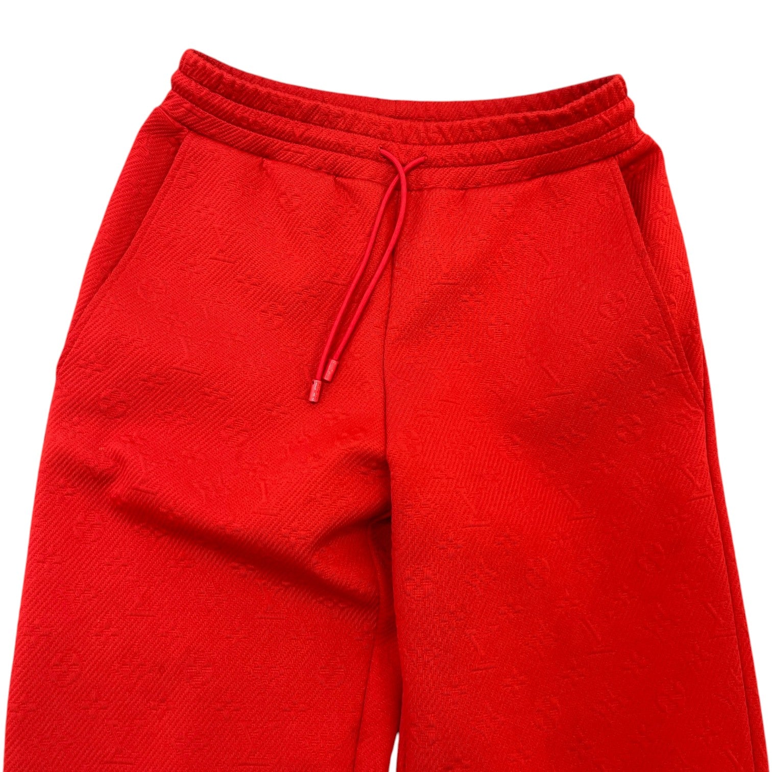 Men's Monogram French Joggers Red Size XS - Photo 5