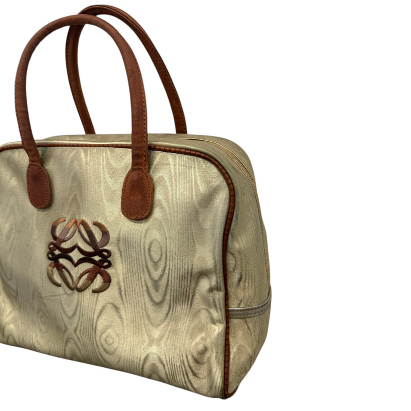 Women's Vintage Anagram Boston Handbag Gold