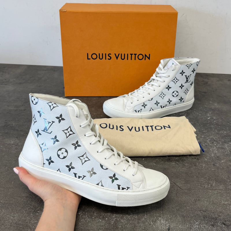 Men's Monogram Tattoo High Trainers White Size EU 42 / UK 8