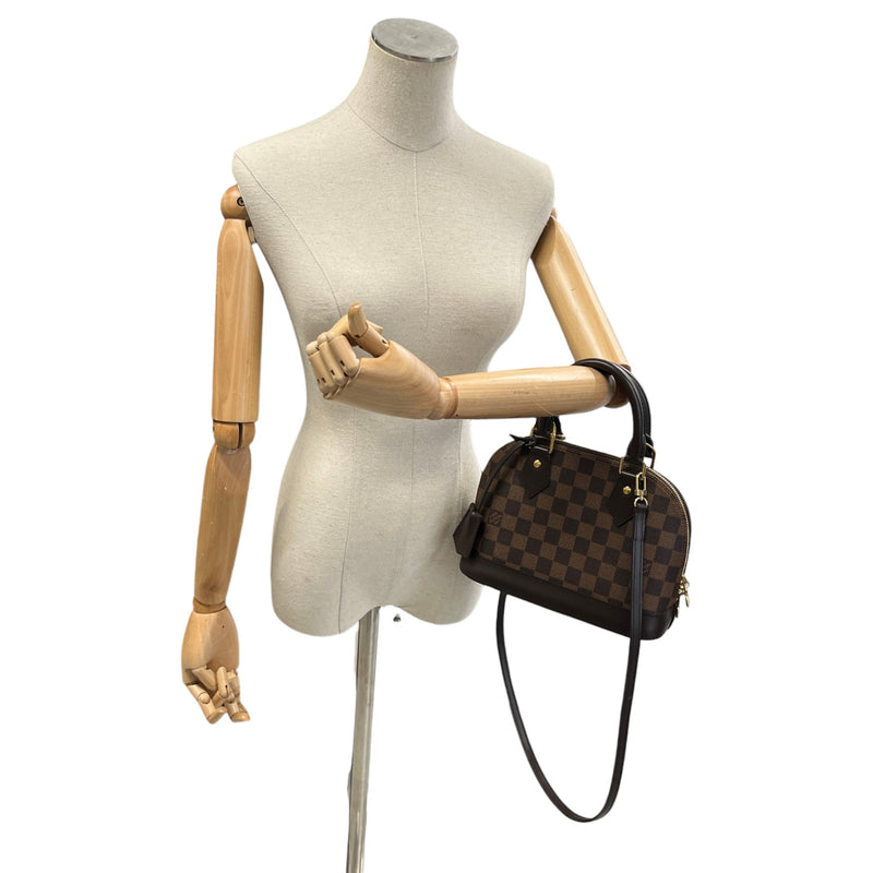 Women's Damier Ebene Alma BB Handbag Brown