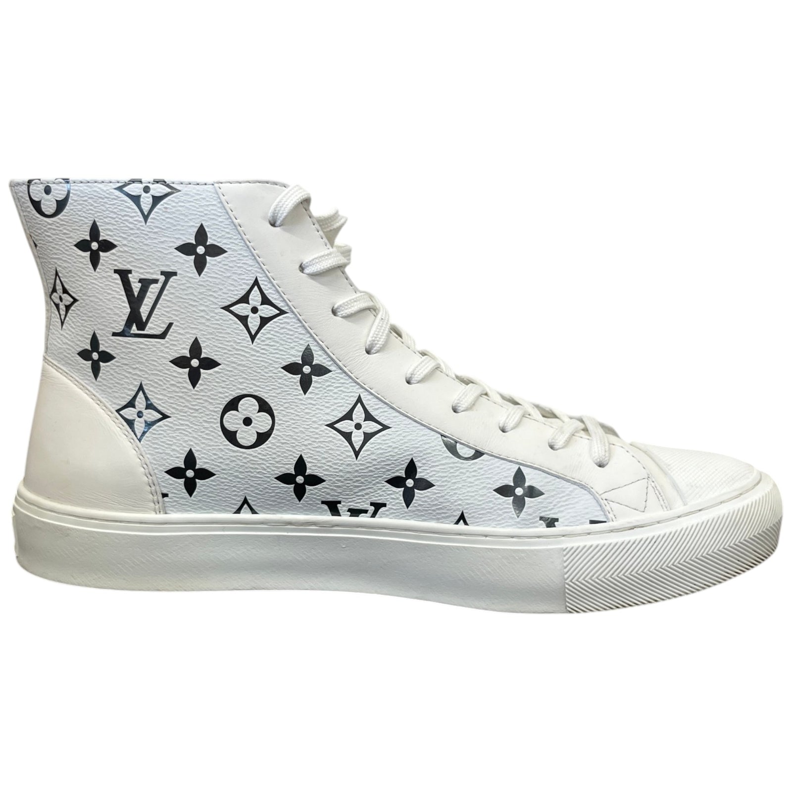 Men's Monogram Tattoo High Trainers White Size EU 42 / UK 8 - Photo 4