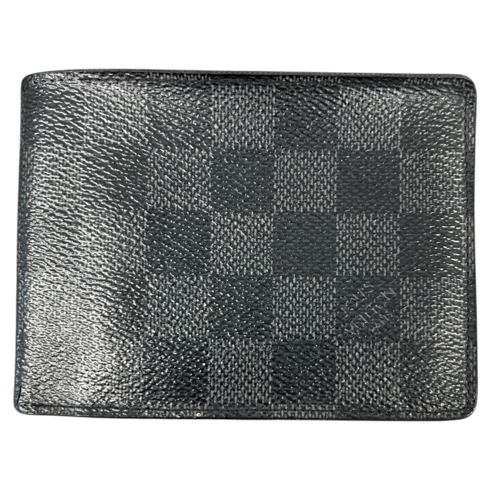 Men's Damier Graphite Slender Wallet Black - Photo 1
