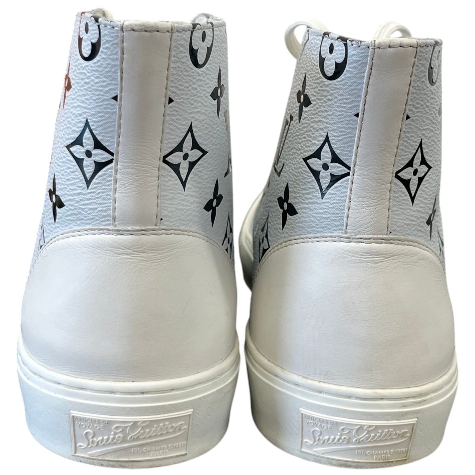 Men's Monogram Tattoo High Trainers White Size EU 42 / UK 8 - Photo 7