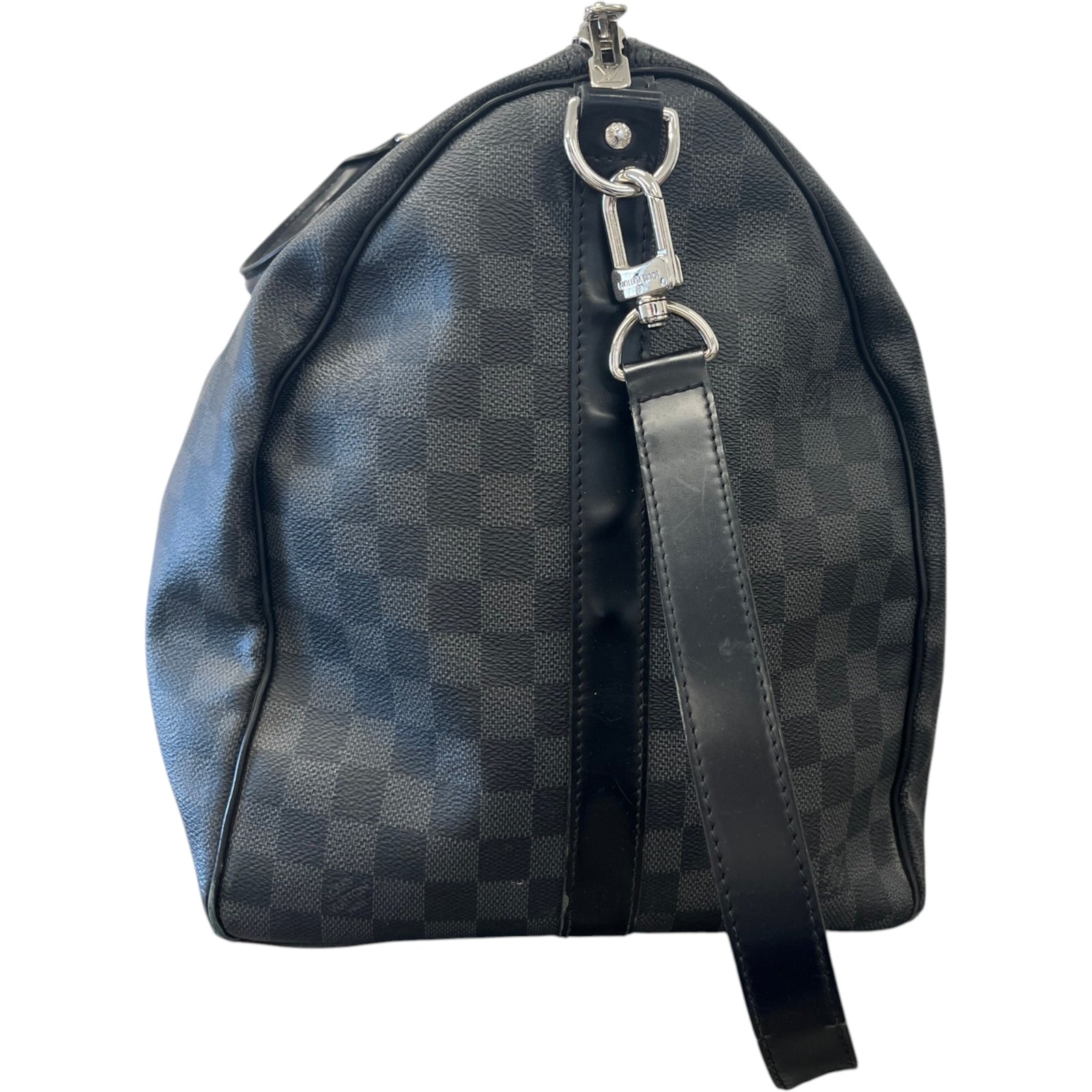 Men's Damier Graphite Keepall 55 Bandoulière Bag Black - Photo 7