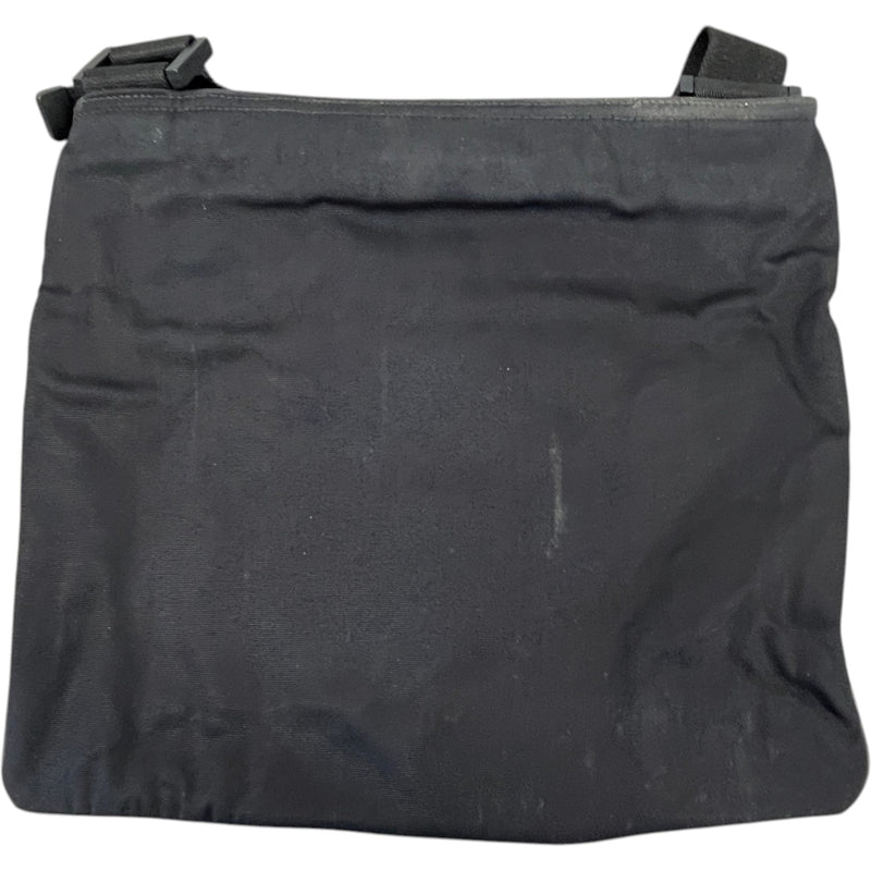 Men's Interlocking G Web Crossbody Bag Black