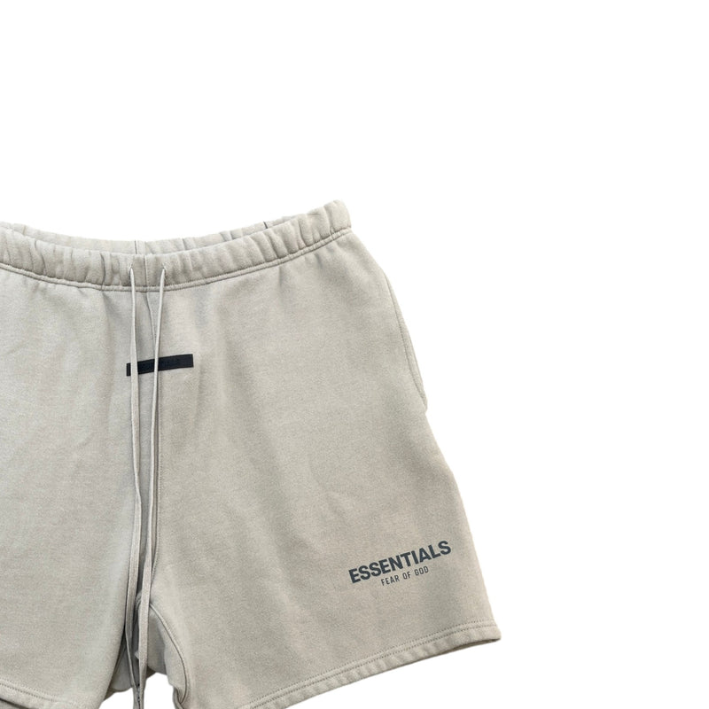 Men's Logo Print Shorts Beige Size L / W34