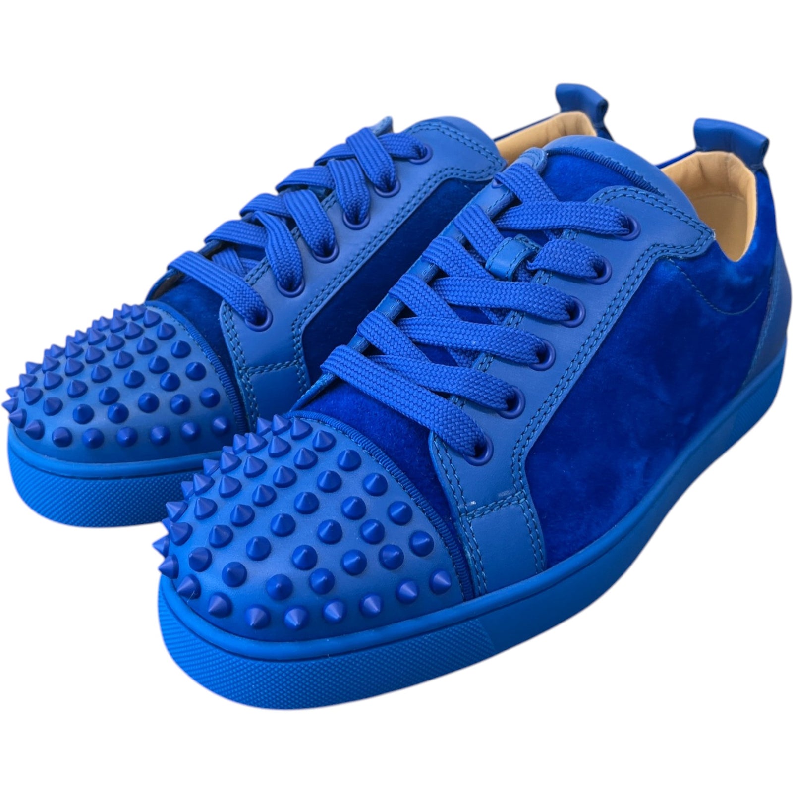 Men's Junior Spikes Low Trainers Blue Size UK 7 / EU 41 - Photo 9
