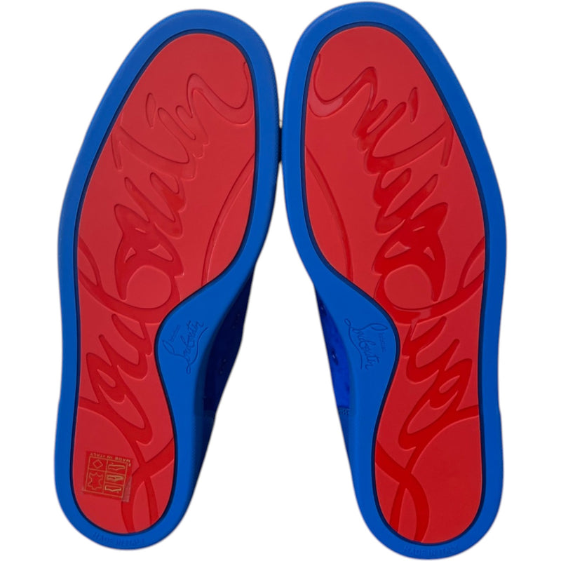 Men's Junior Spikes Low Trainers Blue Size UK 7 / EU 41