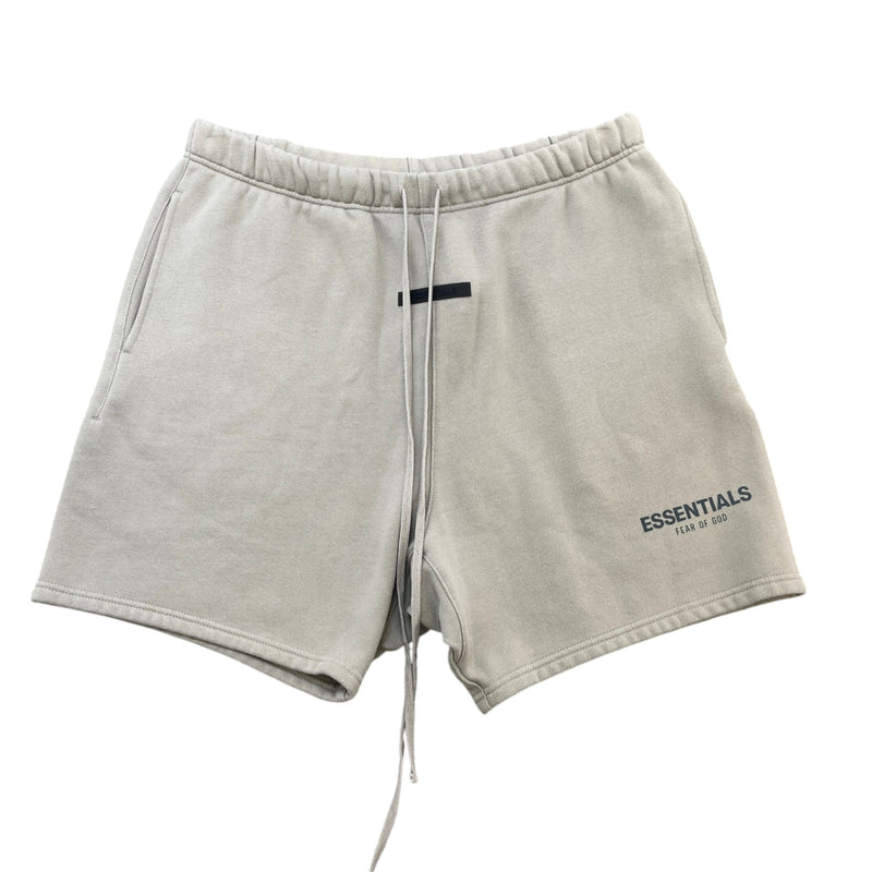 Men's Logo Print Shorts Beige Size L / W34