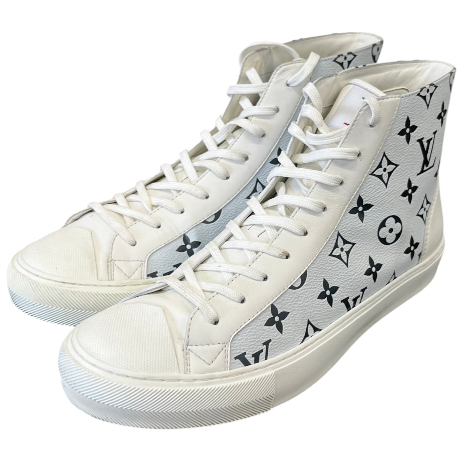 Men's Monogram Tattoo High Trainers White Size EU 42 / UK 8 - Photo 9