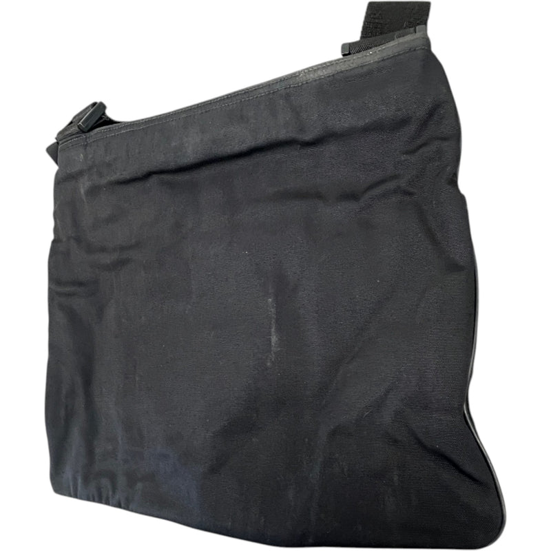 Men's Interlocking G Web Crossbody Bag Black