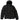Men's Applique Logo Down Jacket Black Size M