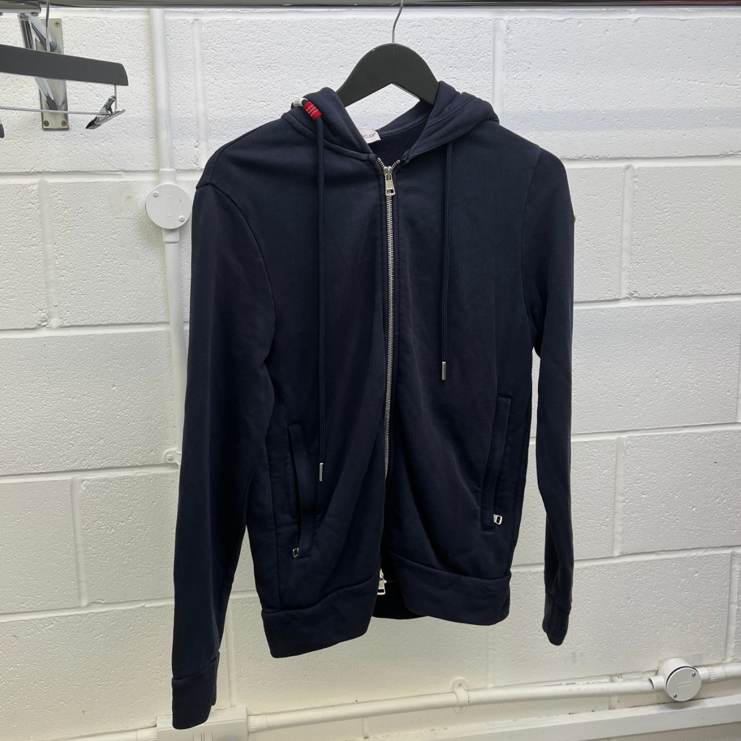 Men's Maglia Cardigan Hoodie Navy Size S - Photo 9