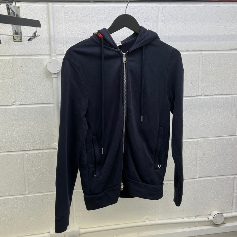 Men's Maglia Cardigan Hoodie Navy Size S