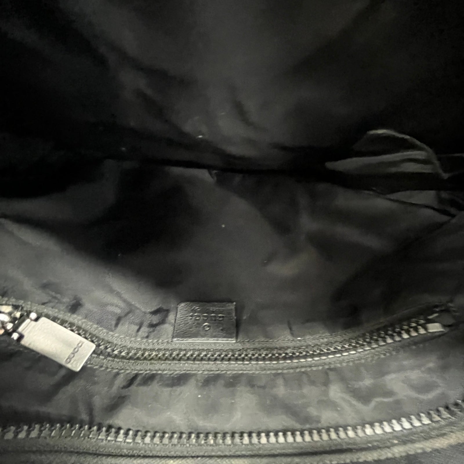 Men's Interlocking G Web Crossbody Bag Black - Photo 9