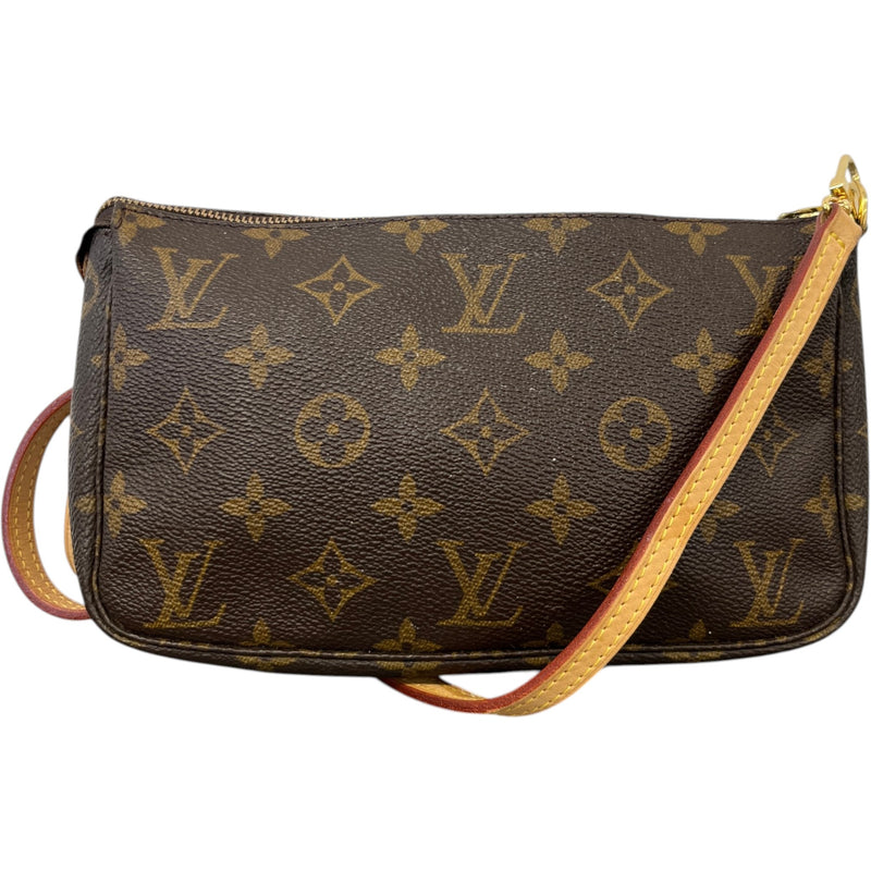Women's Monogram Pochette Accessories Bag Brown