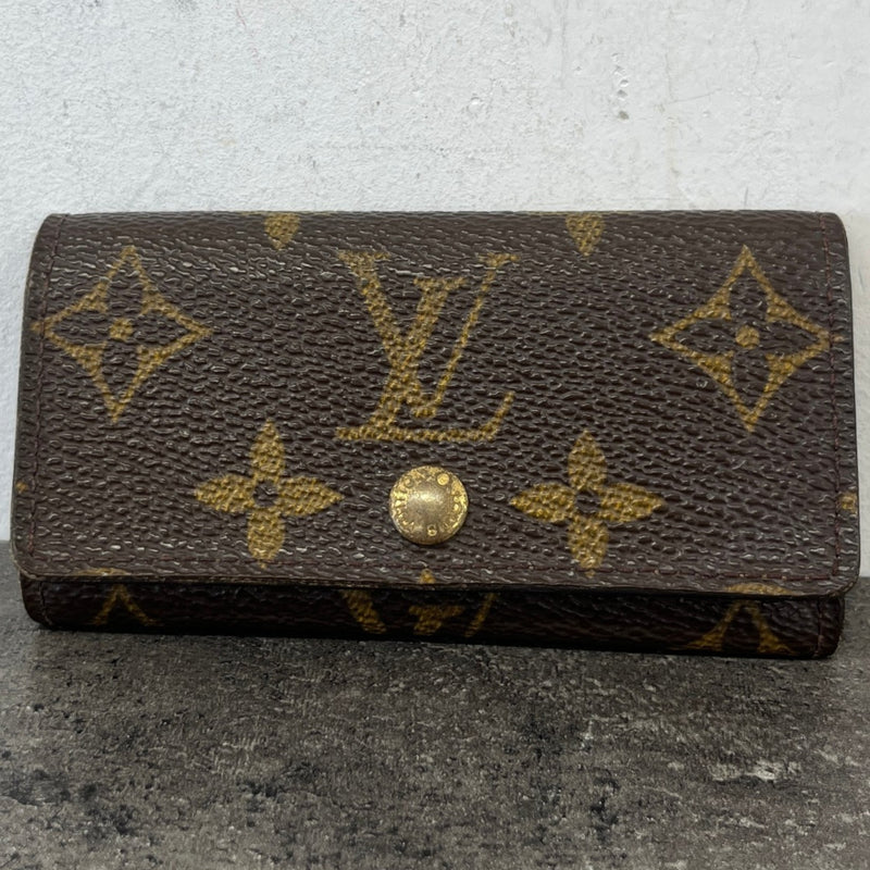 Women's Monogram Key Case Wallet Brown