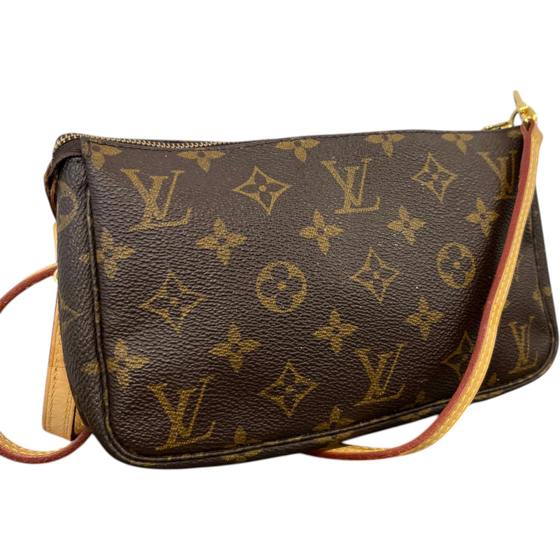 Women's Monogram Pochette Accessories Bag Brown