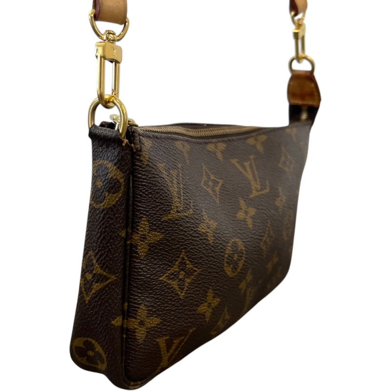 Women's Monogram Pochette Accessories Bag Brown