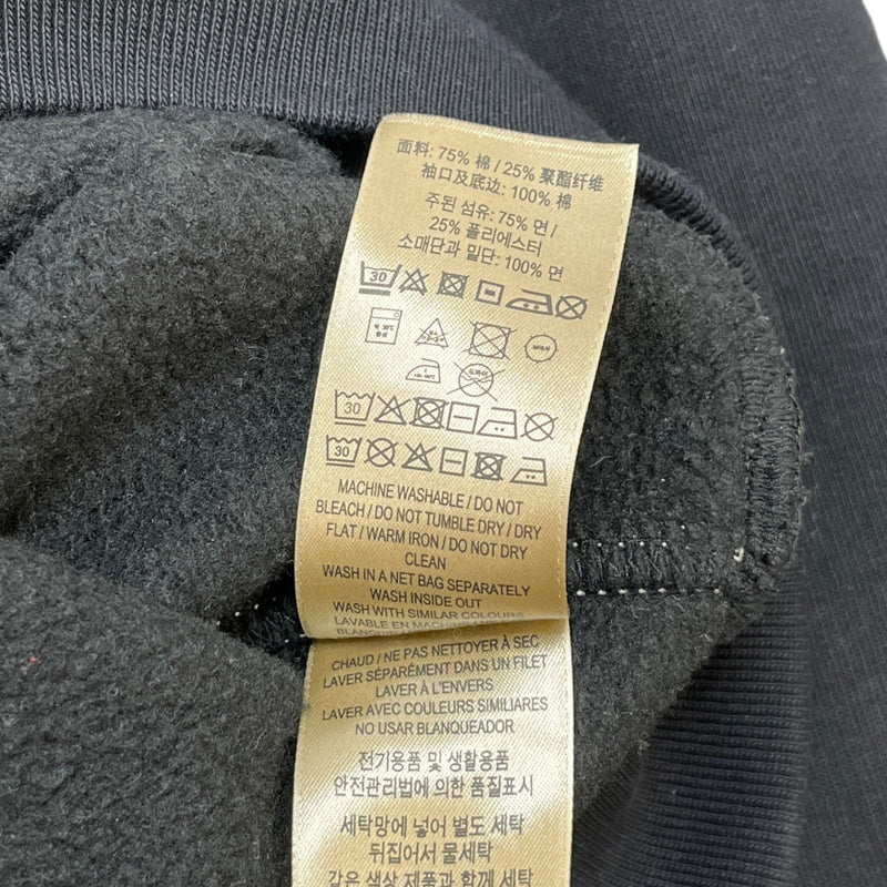 Men's Embroidered Logo Hoodie Black Size XL