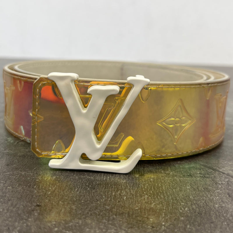Men's X Virgil Abloh Prisim Monogram Belt Multi-Coloured Size Waist 32"