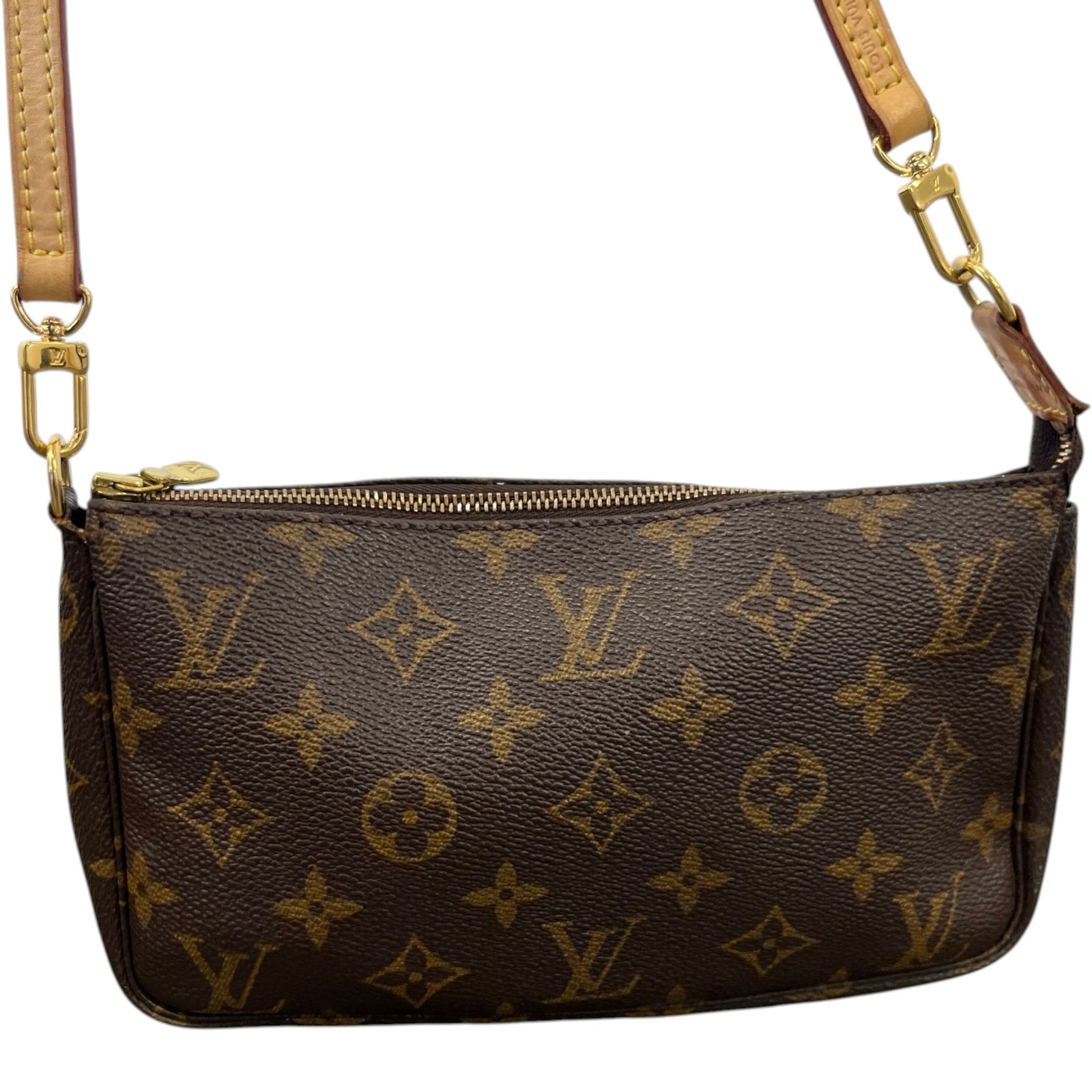 Women's Monogram Pochette Accessories Bag Brown - Photo 3
